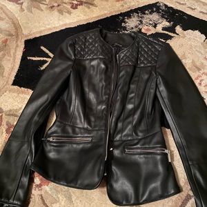 Zara faux leather XS jacket